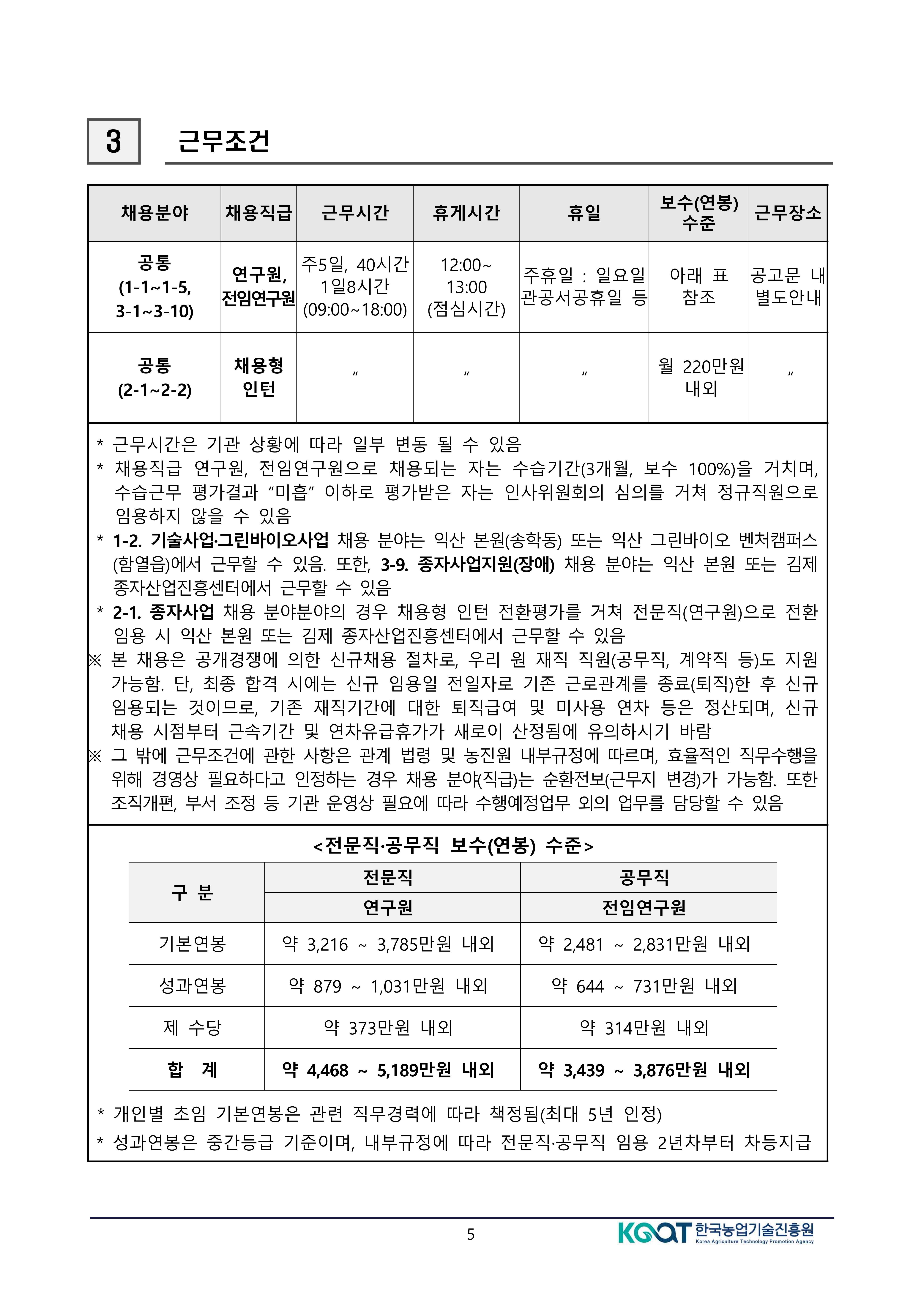 공고문(2026년도 상반기 한국농업기술진흥원 정규직 공개경쟁채용 제한경쟁채용 및 사회형평채용) (변경)-복사_5.jpg
